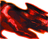 Asian dragon car graphics close up